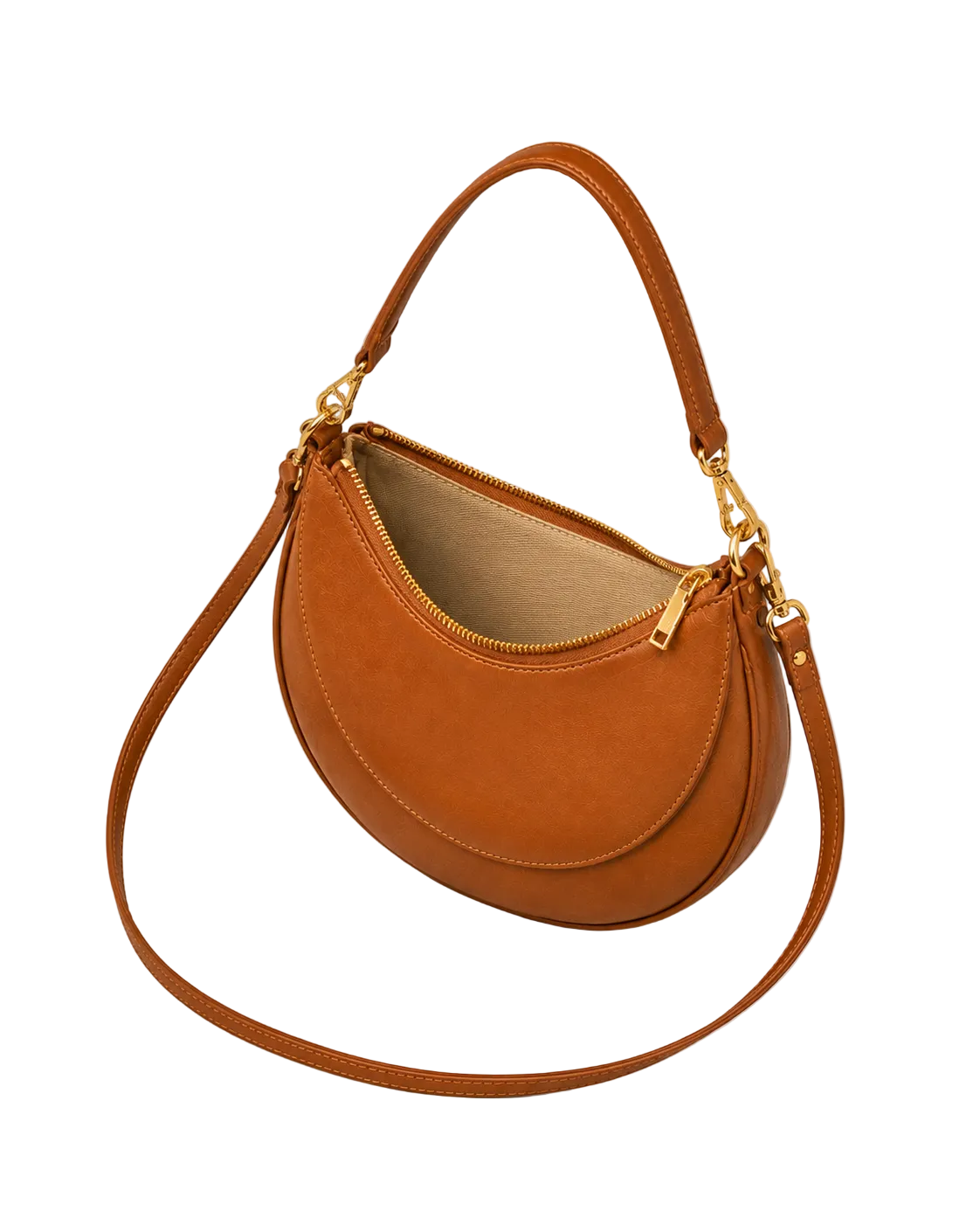 Luna de piel color Albero, lateral e interior#Color_Albero