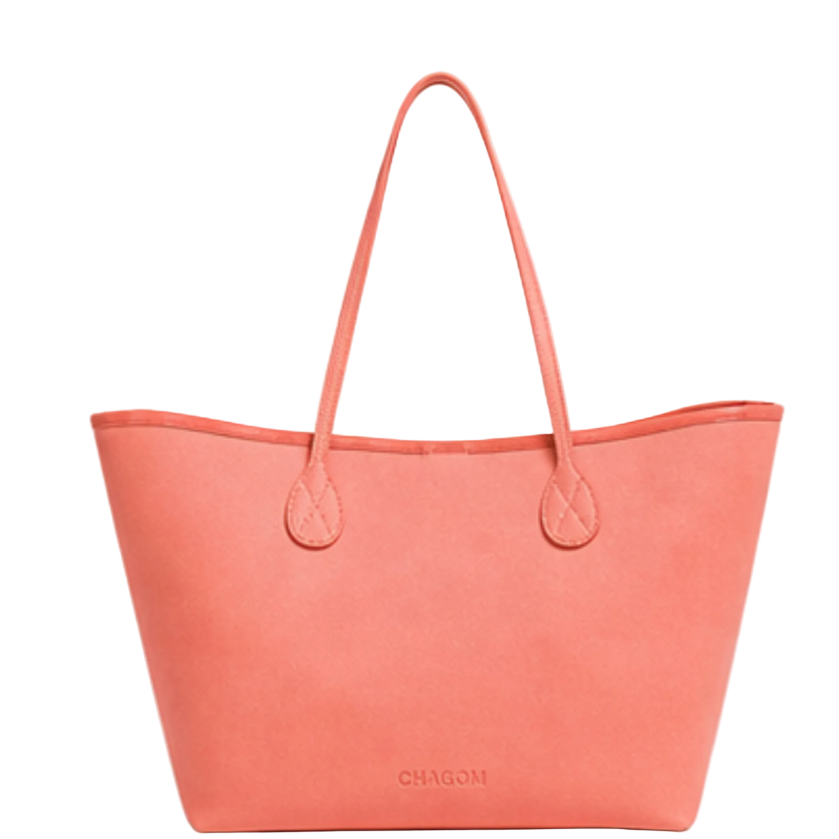 ORIGEN tote de piel coral, segunda vista frontal#Color_Coral
