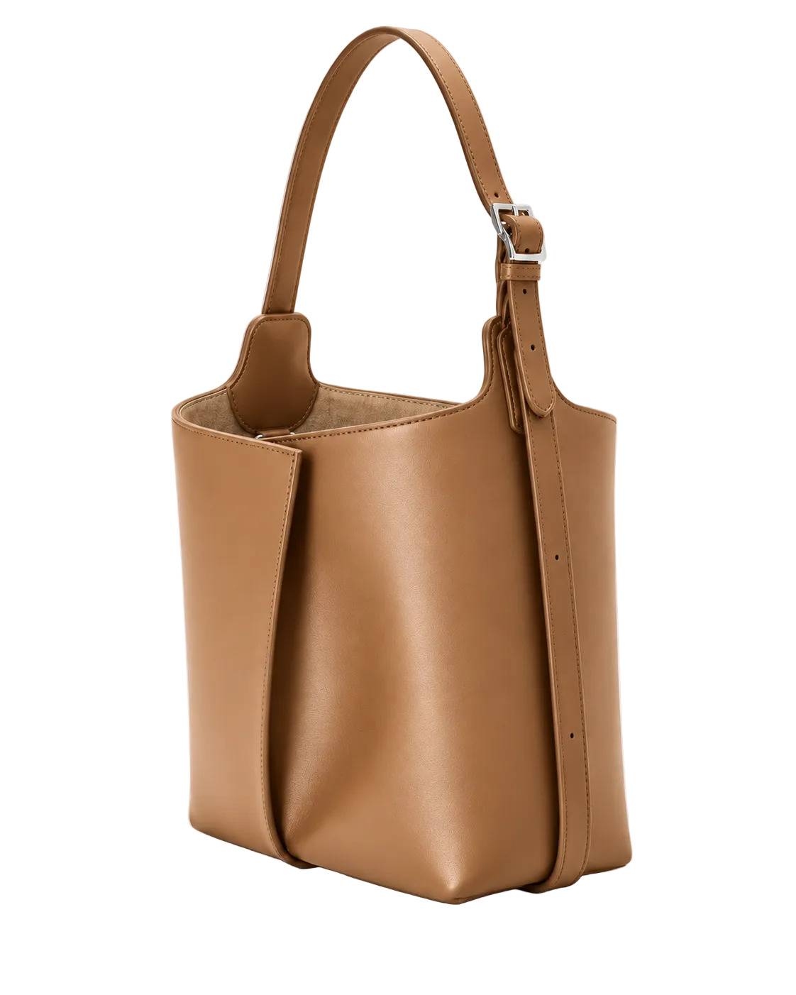 Bolso CHAGOM VELA 26 color camel, vista tres cuartos#Color_Camel