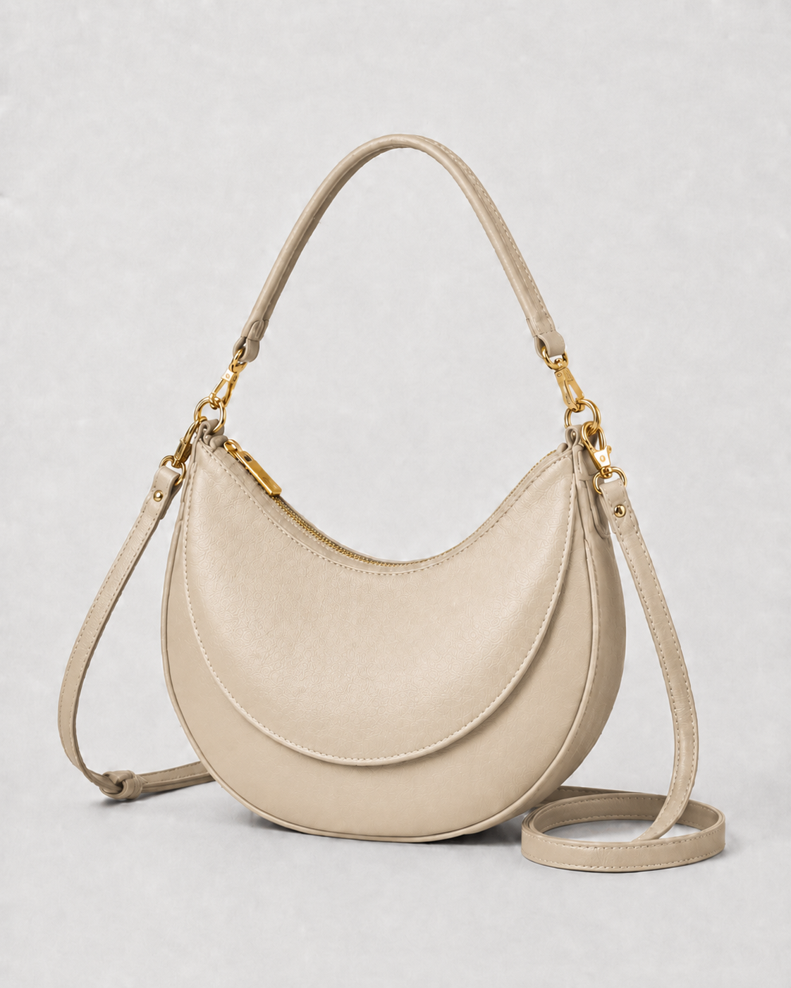 Luna de piel beige, vista lateral#Color_Beige