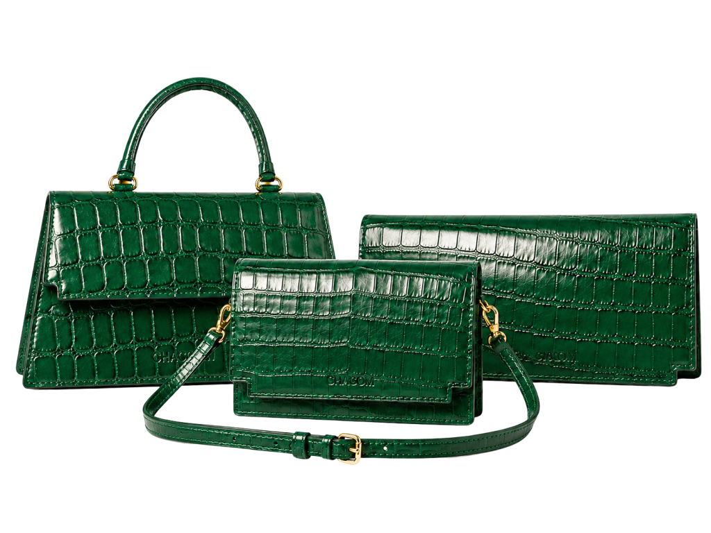 Colección CHAGOM Esmeralda Croco